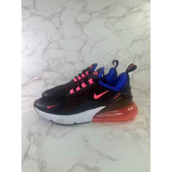 Nike Air Max 270 Black Bright Crimson Red Blue Pink DZ4407-600 Women's Size 7 - Picture 2 of 8